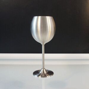 Modern Innovations Stainless Steel 18/8 Wine Goblet Chalice Wine Cup 7.75" Tall
